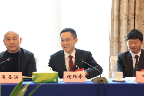同心同向共谋发展区委副书记区长谢伟峰参加政协经济科技和外事委组