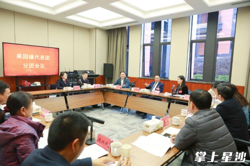 果园代表团分团会议现场。李杰 摄 果园代表团分团会议现场。李杰 摄